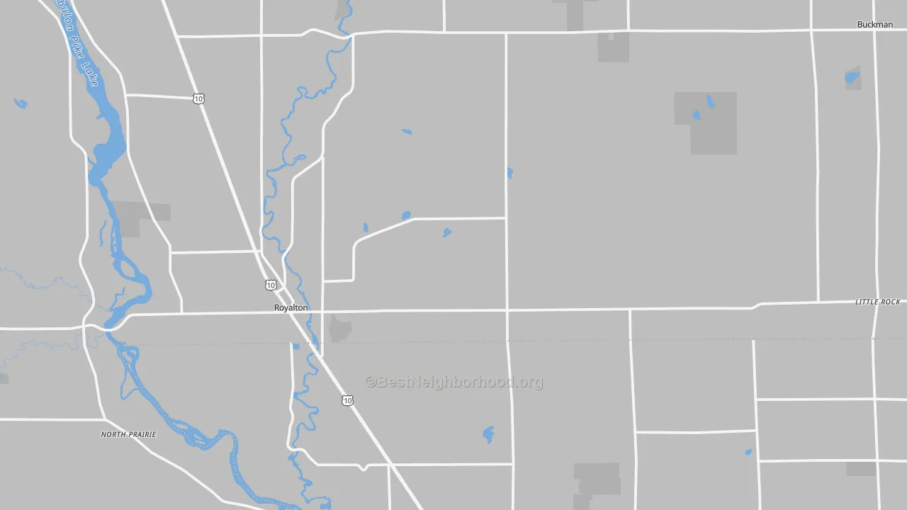 Transit Grade map of Royalton, MN
