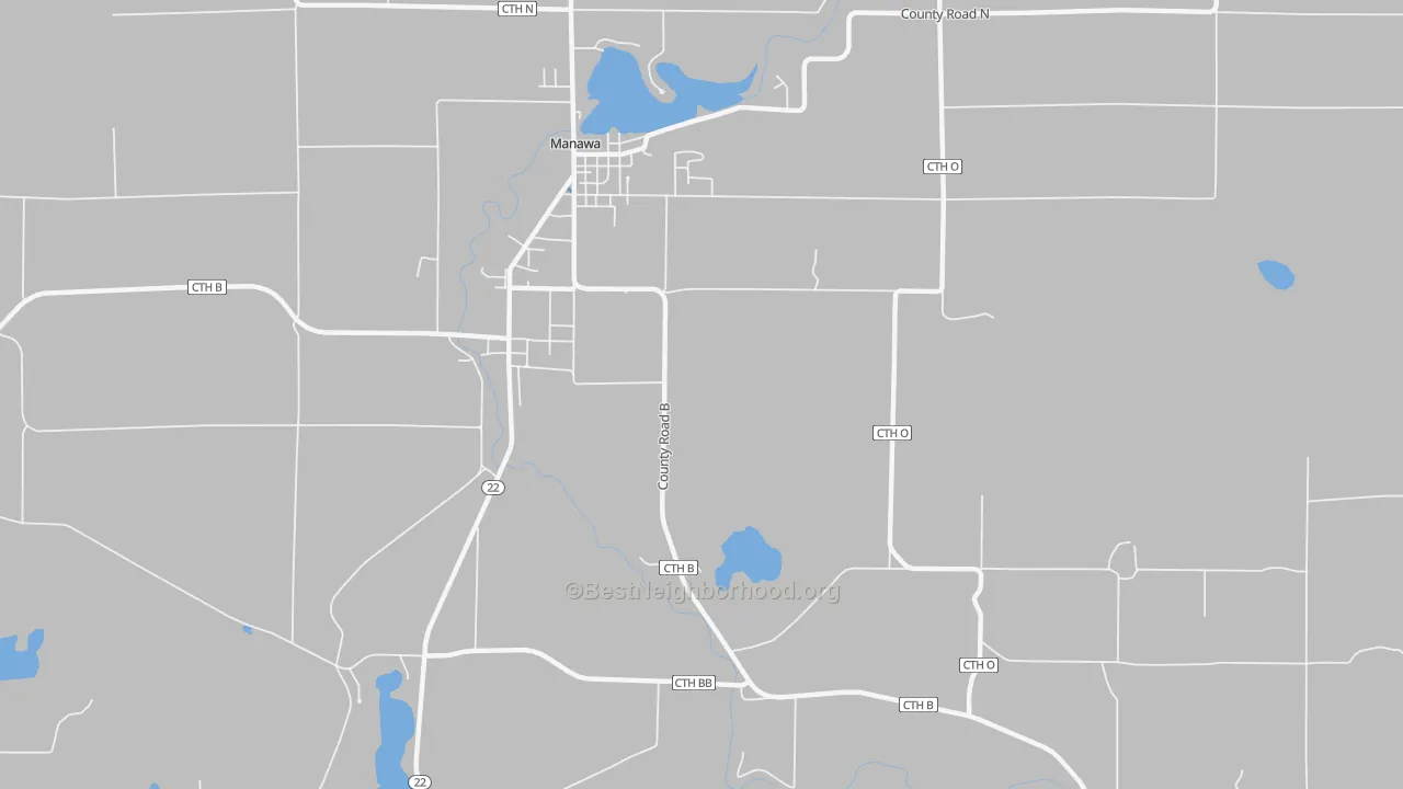 Transit Grade map of Royalton, WI