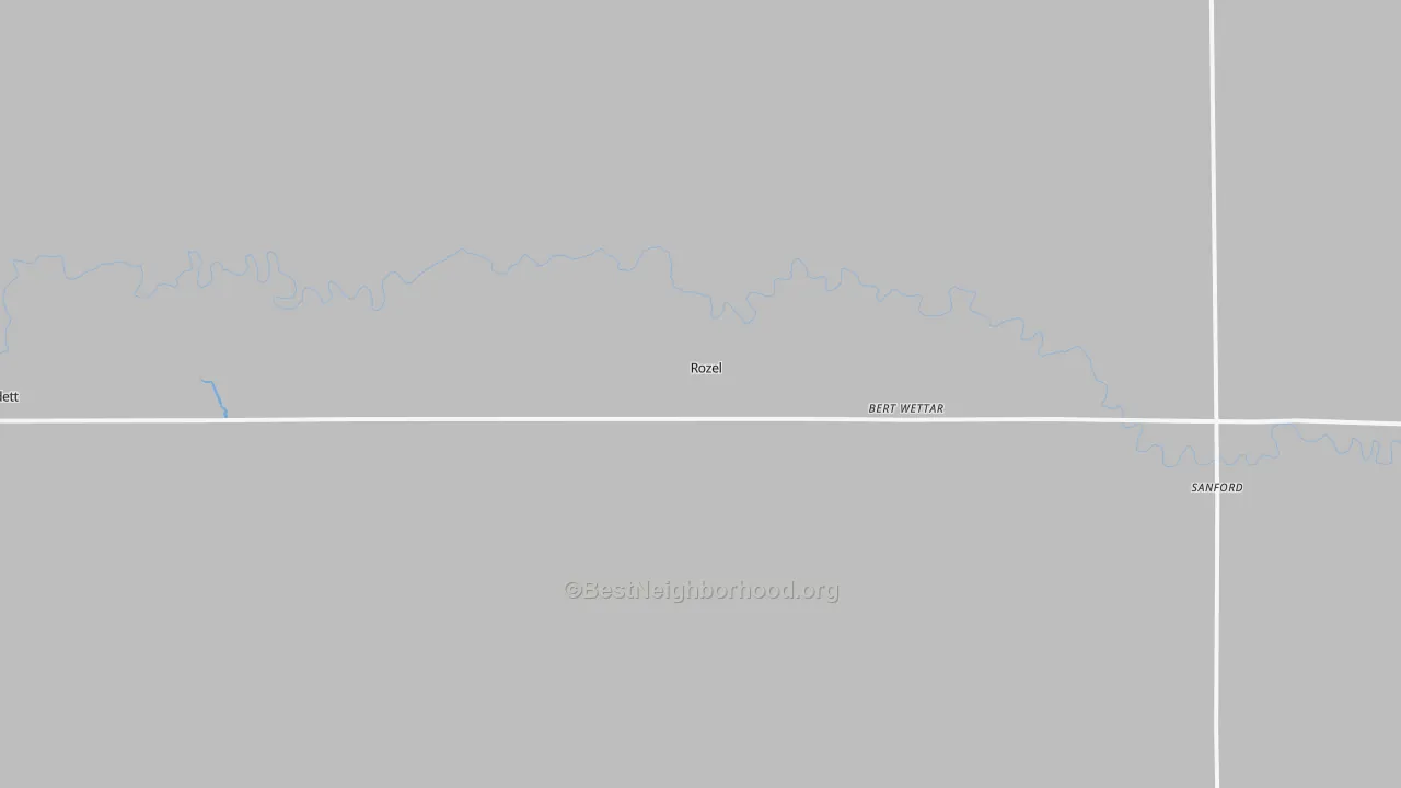 Transit Grade map of Rozel, KS