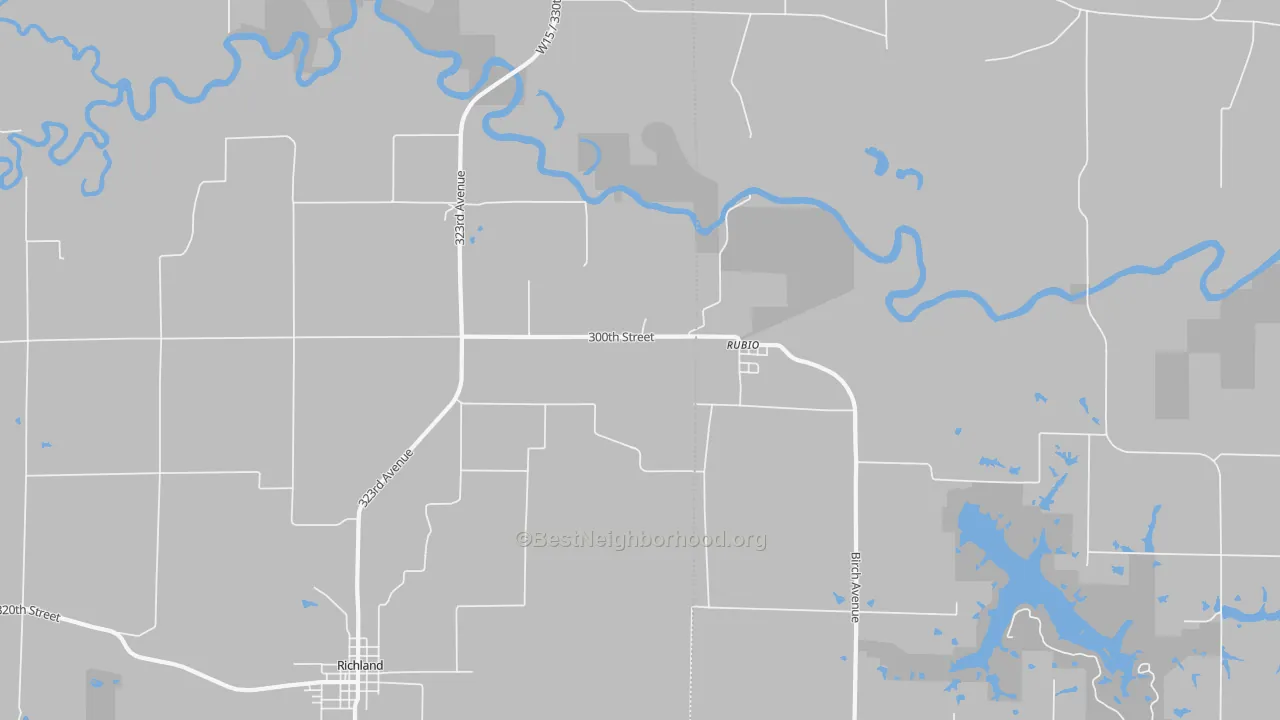 Transit Grade map of Rubio, IA