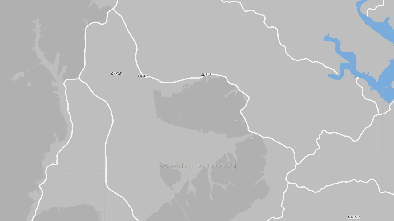 Transit Grade map of Ruble, MO