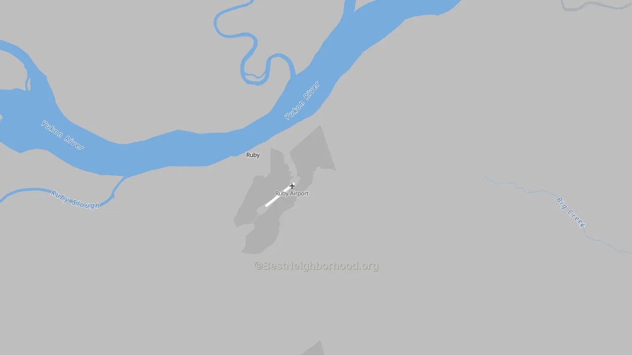 Transit Grade map of Ruby, AK