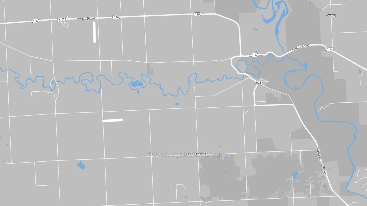 Transit Grade map of Ruby, MI
