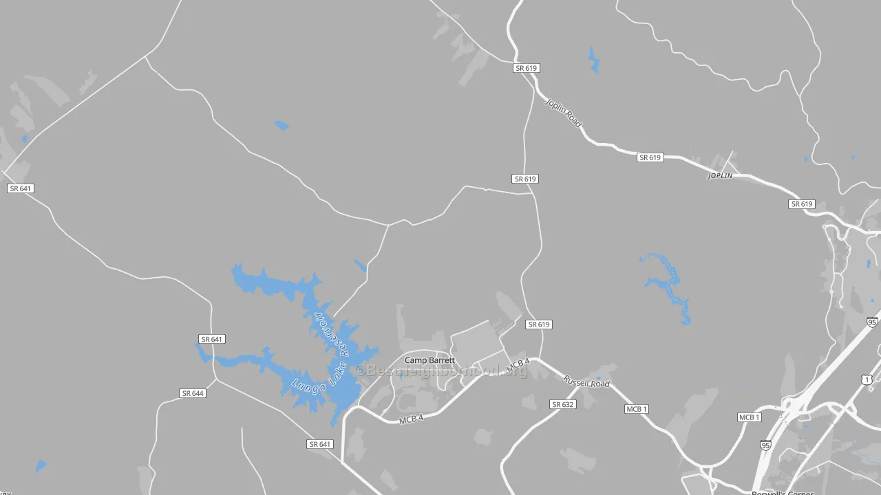Transit Grade map of Ruby, VA