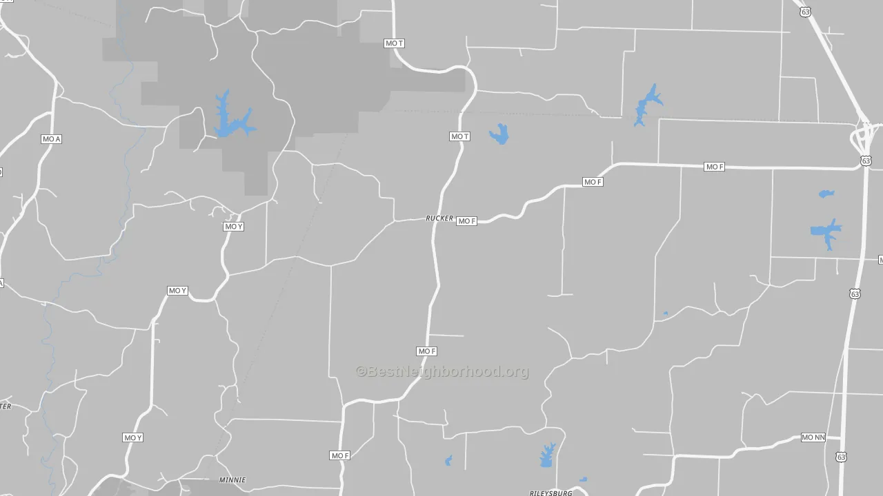 Transit Grade map of Rucker, MO