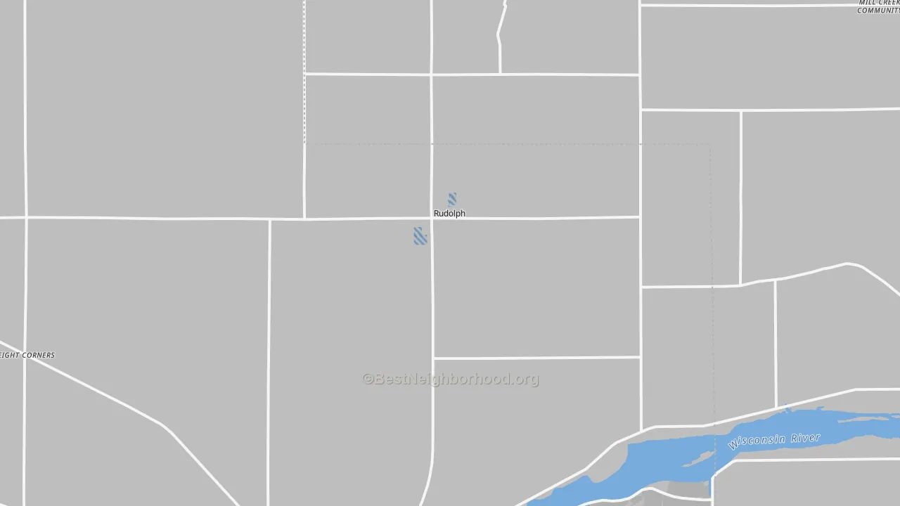 Transit Grade map of Rudolph, WI