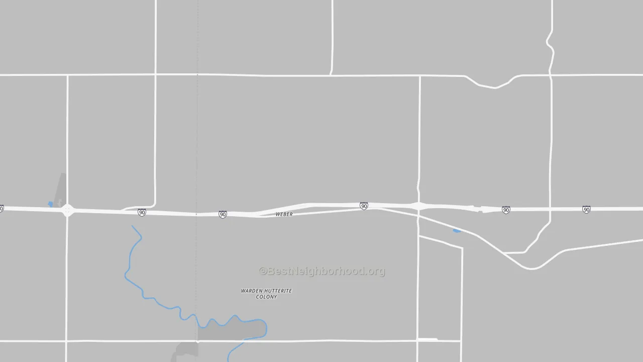Transit Grade map of Ruff, WA