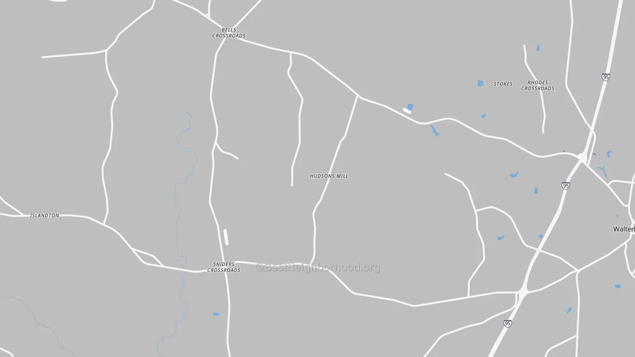 Transit Grade map of Ruffin, SC