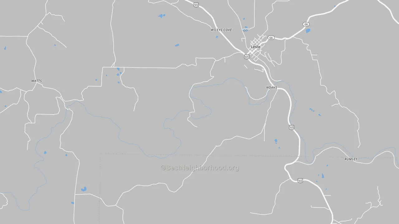 Transit Grade map of Rumley, AR