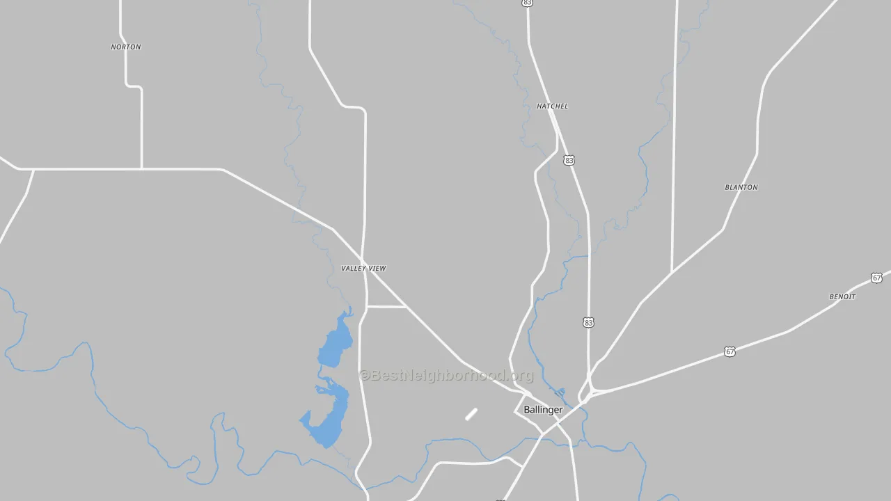 Transit Grade map of Runnels County, TX
