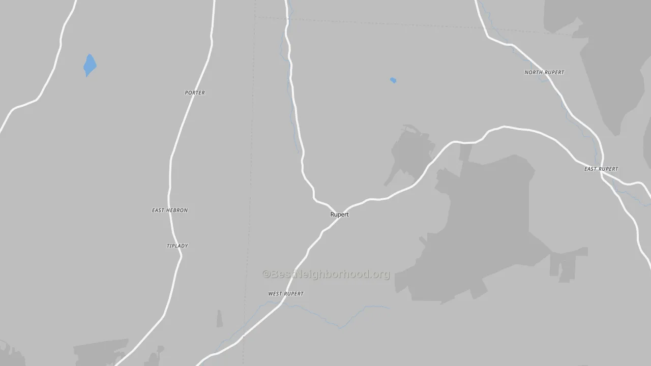 Transit Grade map of Rupert, VT