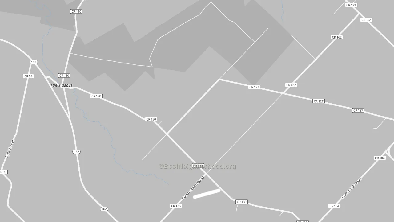 Transit Grade map of Rural Grove, NY