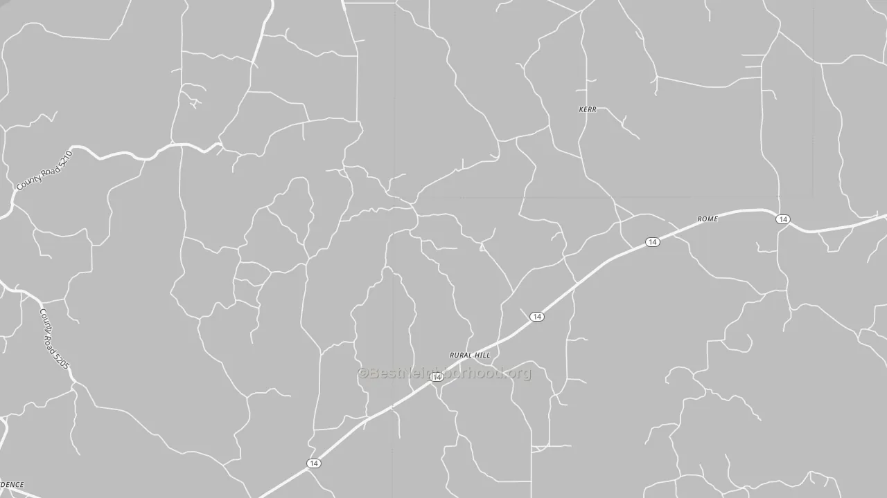 Transit Grade map of Rural Hill, MS
