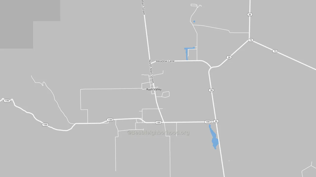 Transit Grade map of Rush Valley, UT