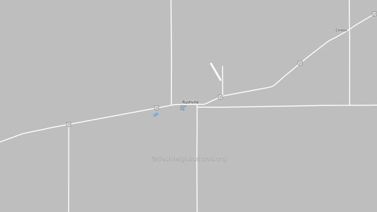 Transit Grade map of Rushville, NE