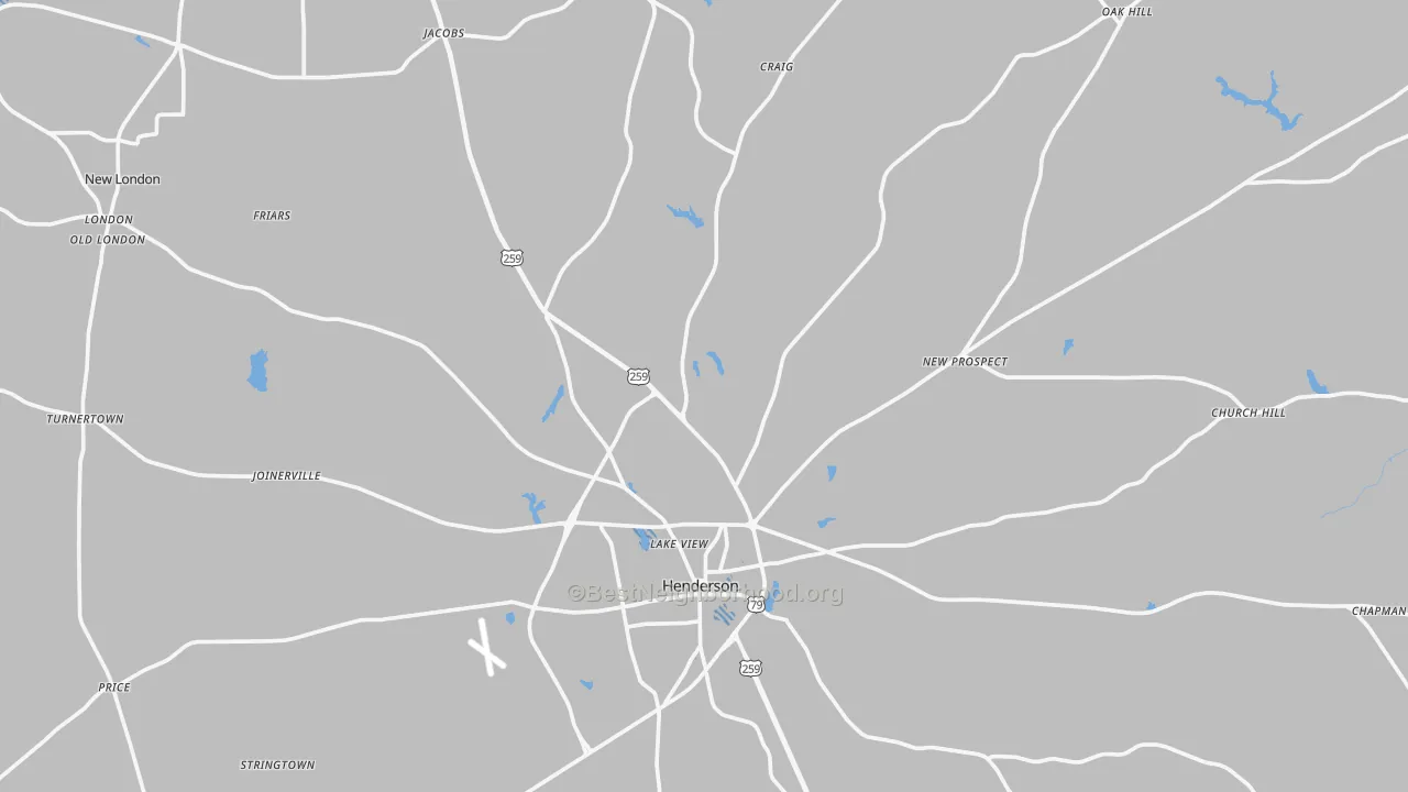 Transit Grade map of Rusk County, TX
