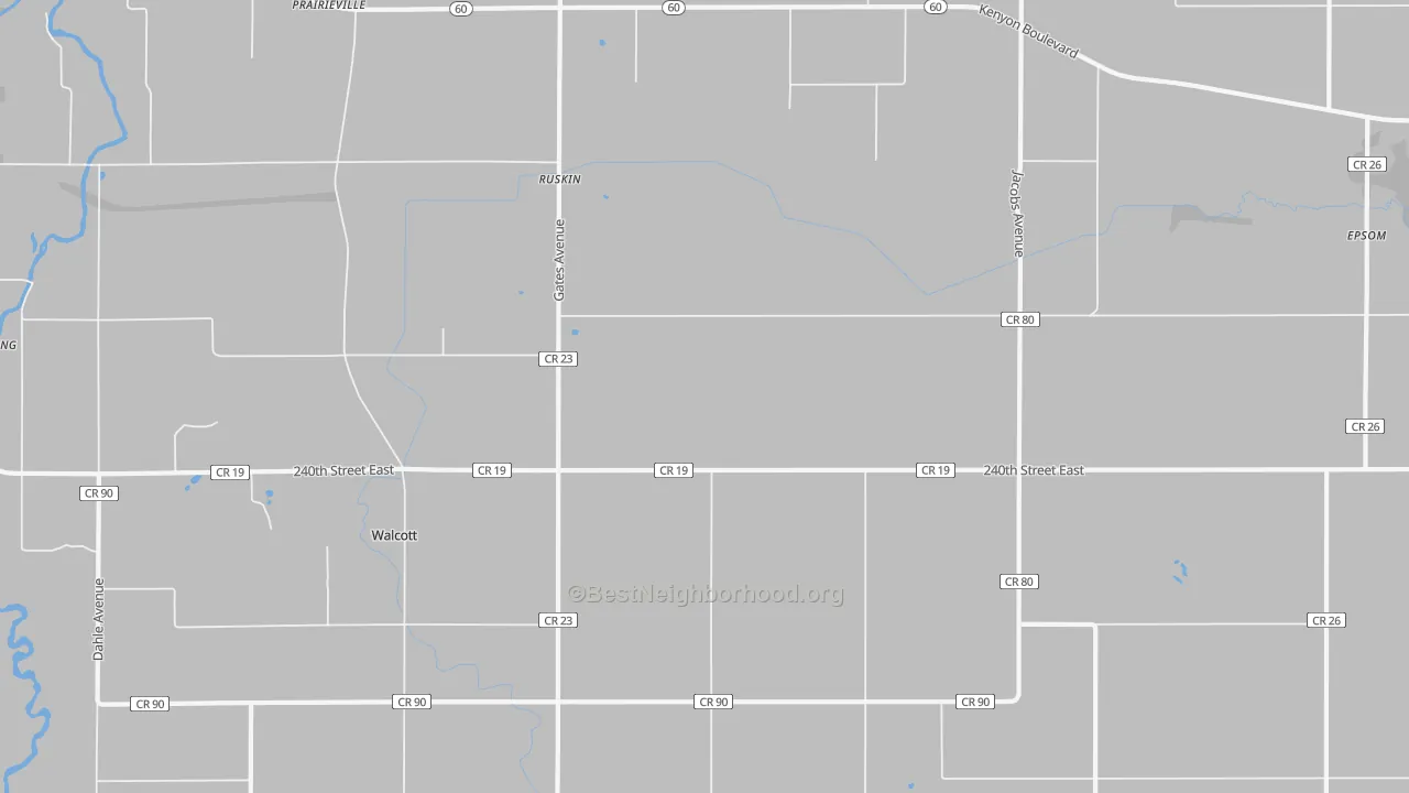 Transit Grade map of Ruskin, MN