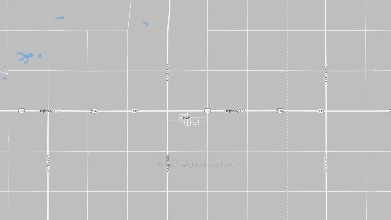 Transit Grade map of Ruskin, NE