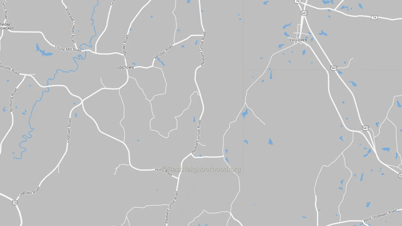 Transit Grade map of Russellville, GA
