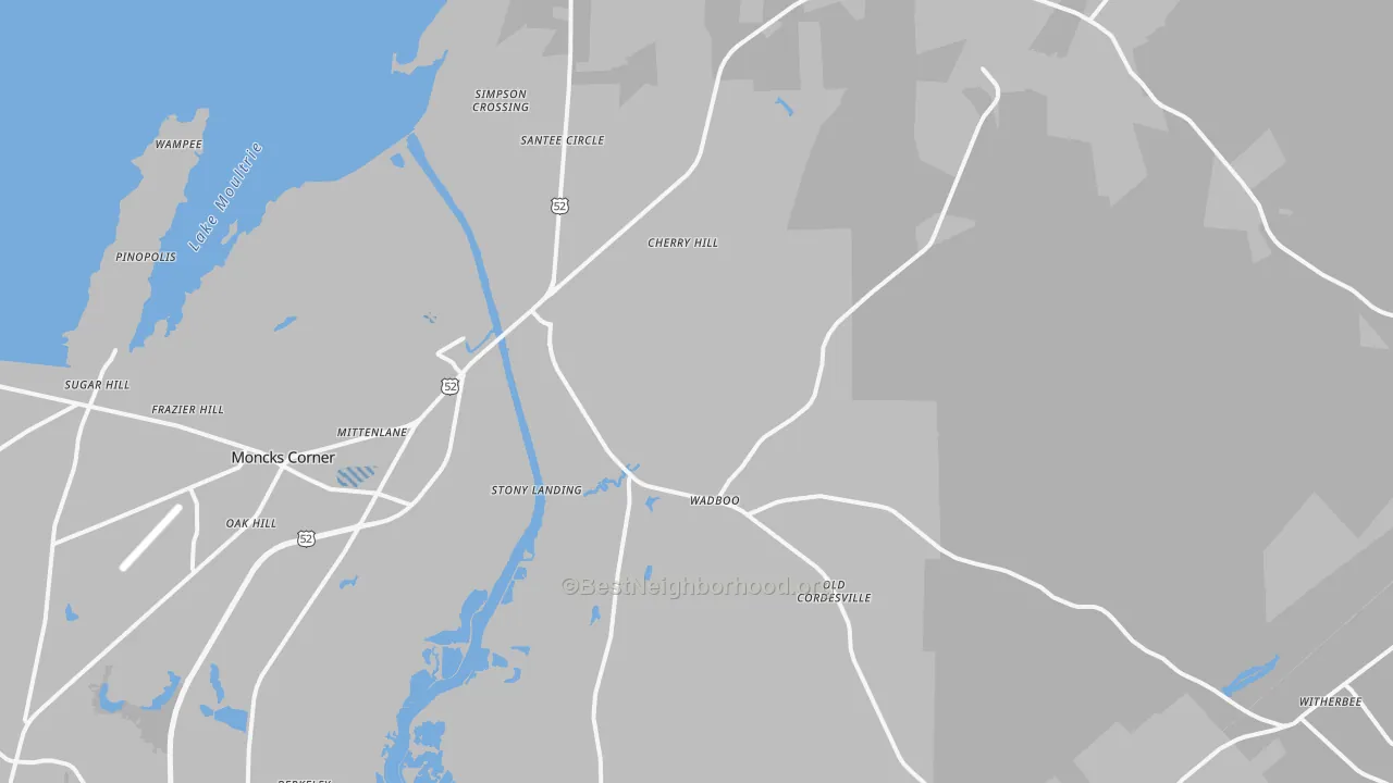 Transit Grade map of Russellville, SC