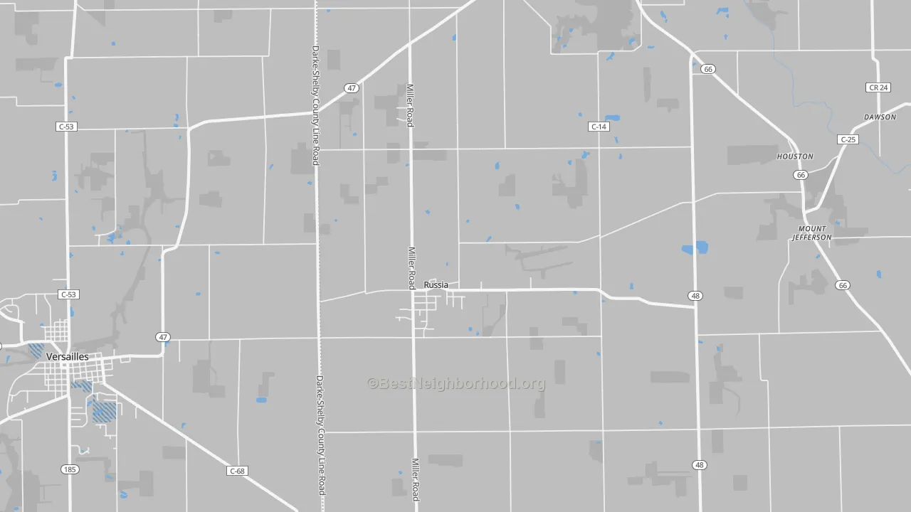 Transit Grade map of Russia, OH