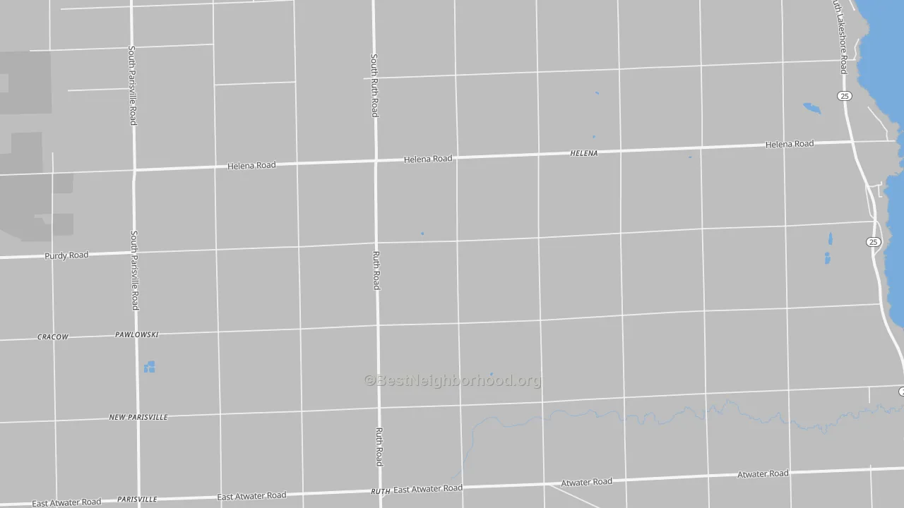 Transit Grade map of Ruth, MI