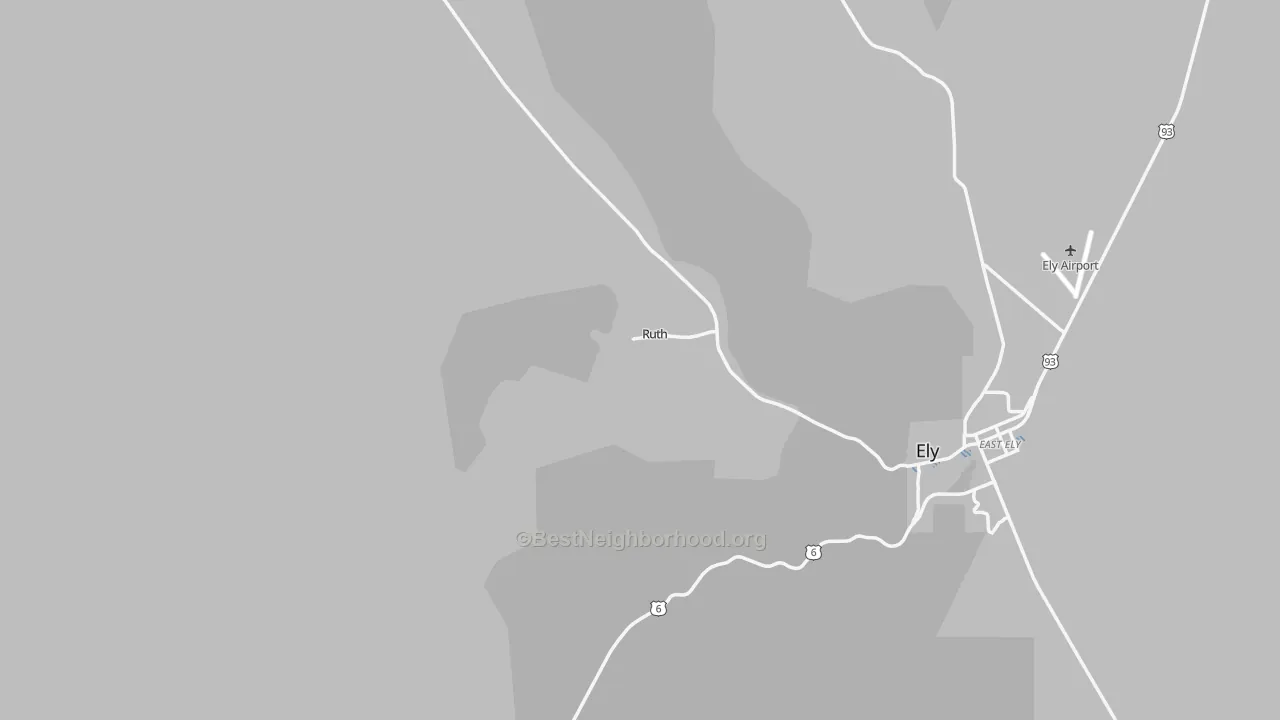 Transit Grade map of Ruth, NV