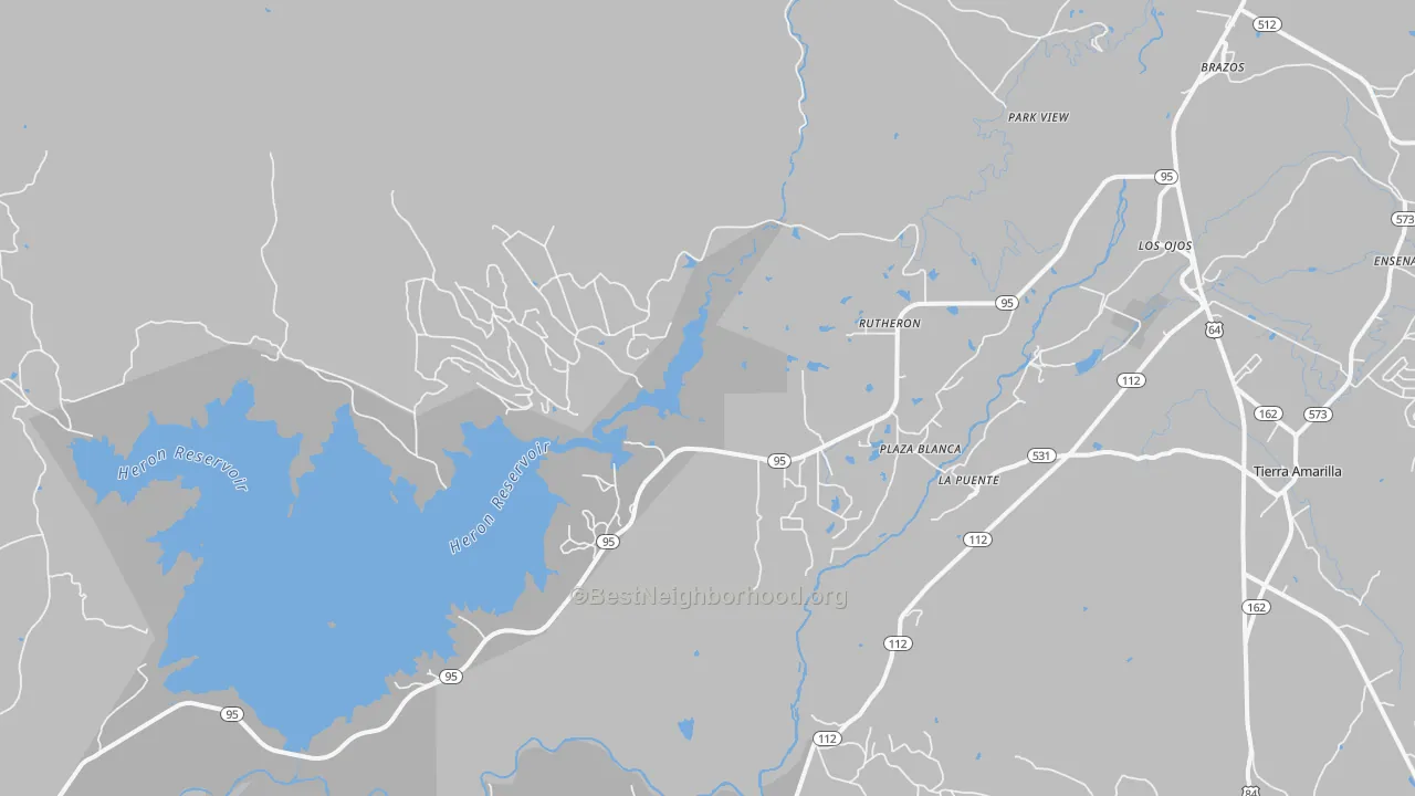 Transit Grade map of Rutheron, NM