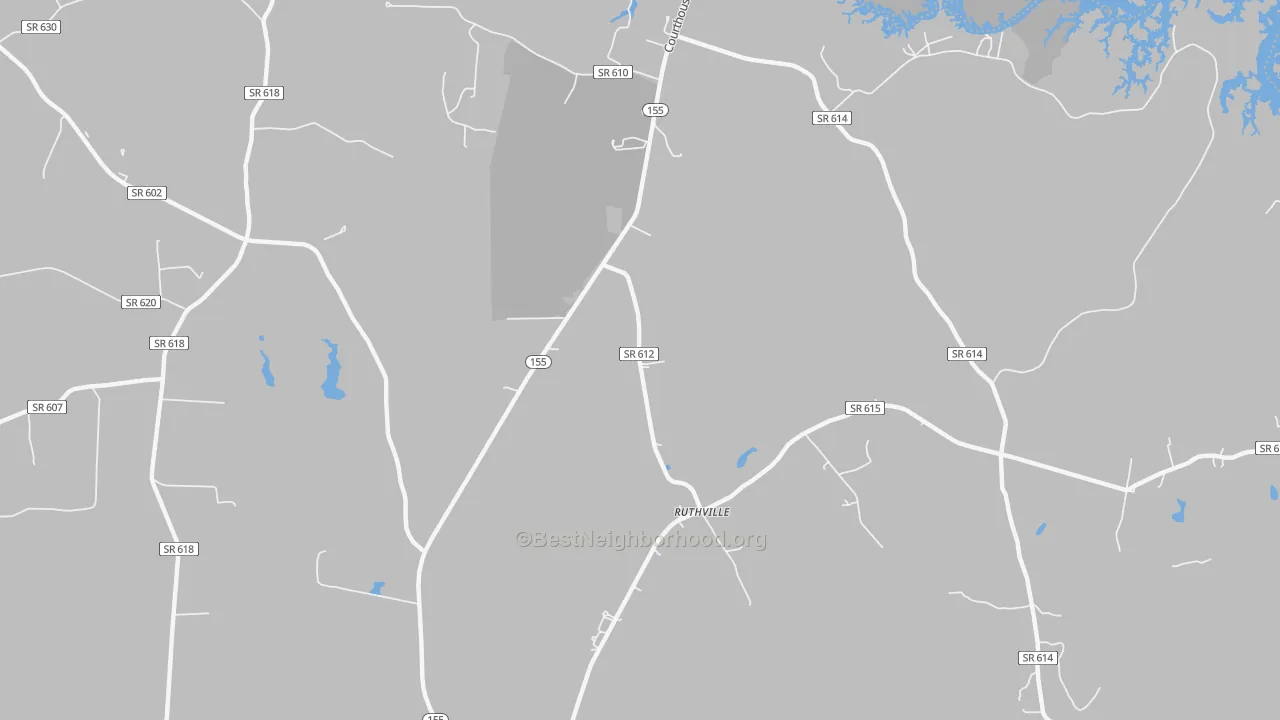 Transit Grade map of Ruthville, VA