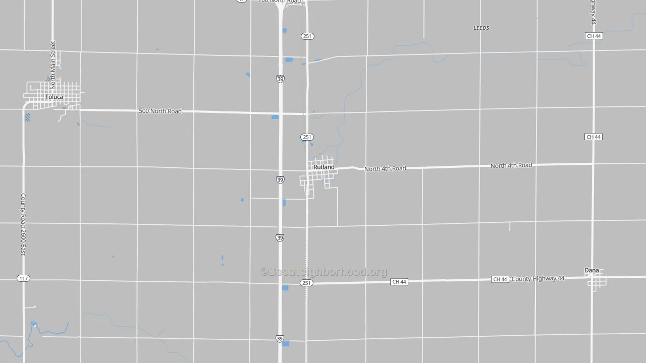 Transit Grade map of Rutland, IL