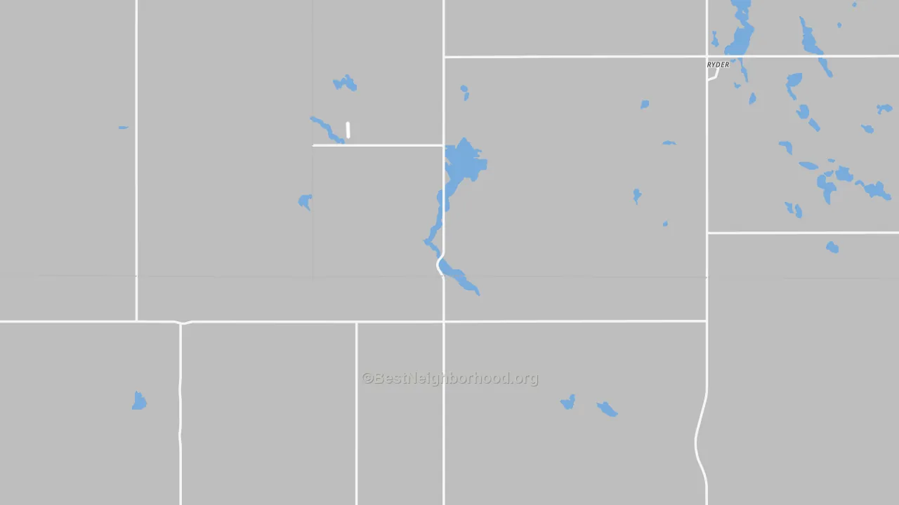 Transit Grade map of Ryder, ND