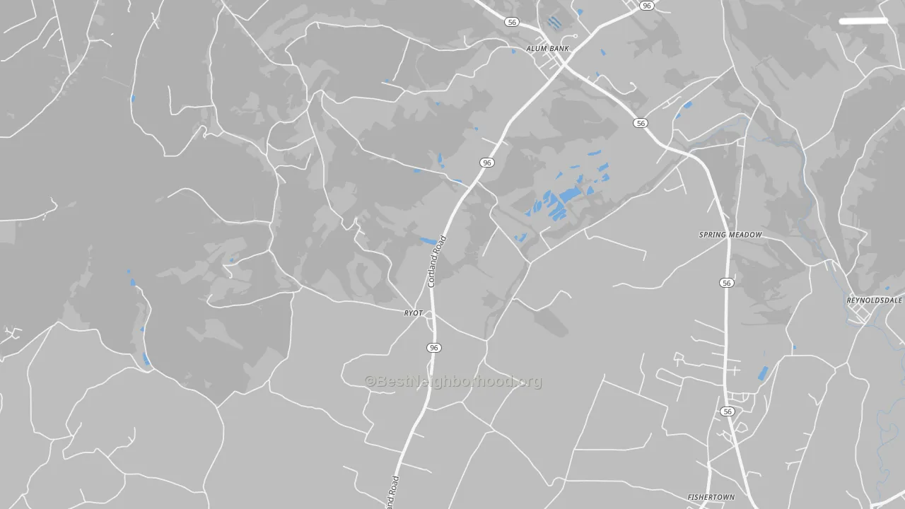 Transit Grade map of Ryot, PA