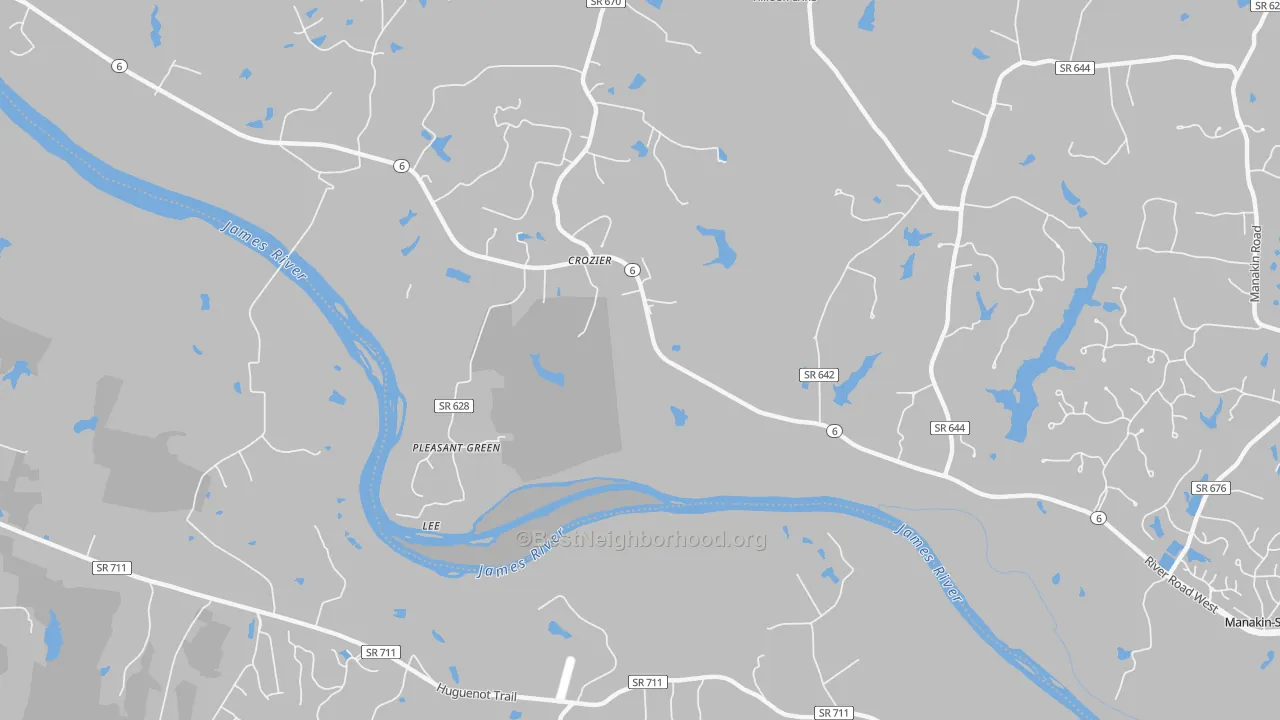 Transit Grade map of Sabot, VA