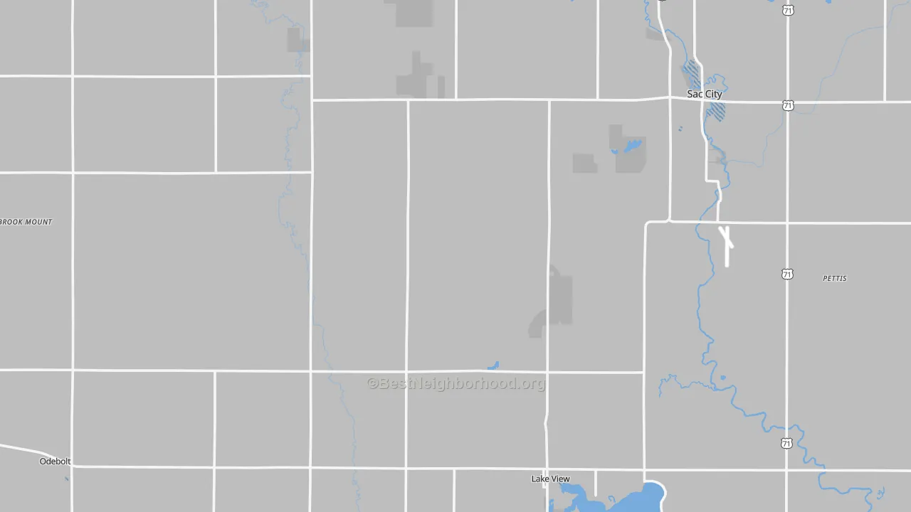 Transit Grade map of Sac County, IA