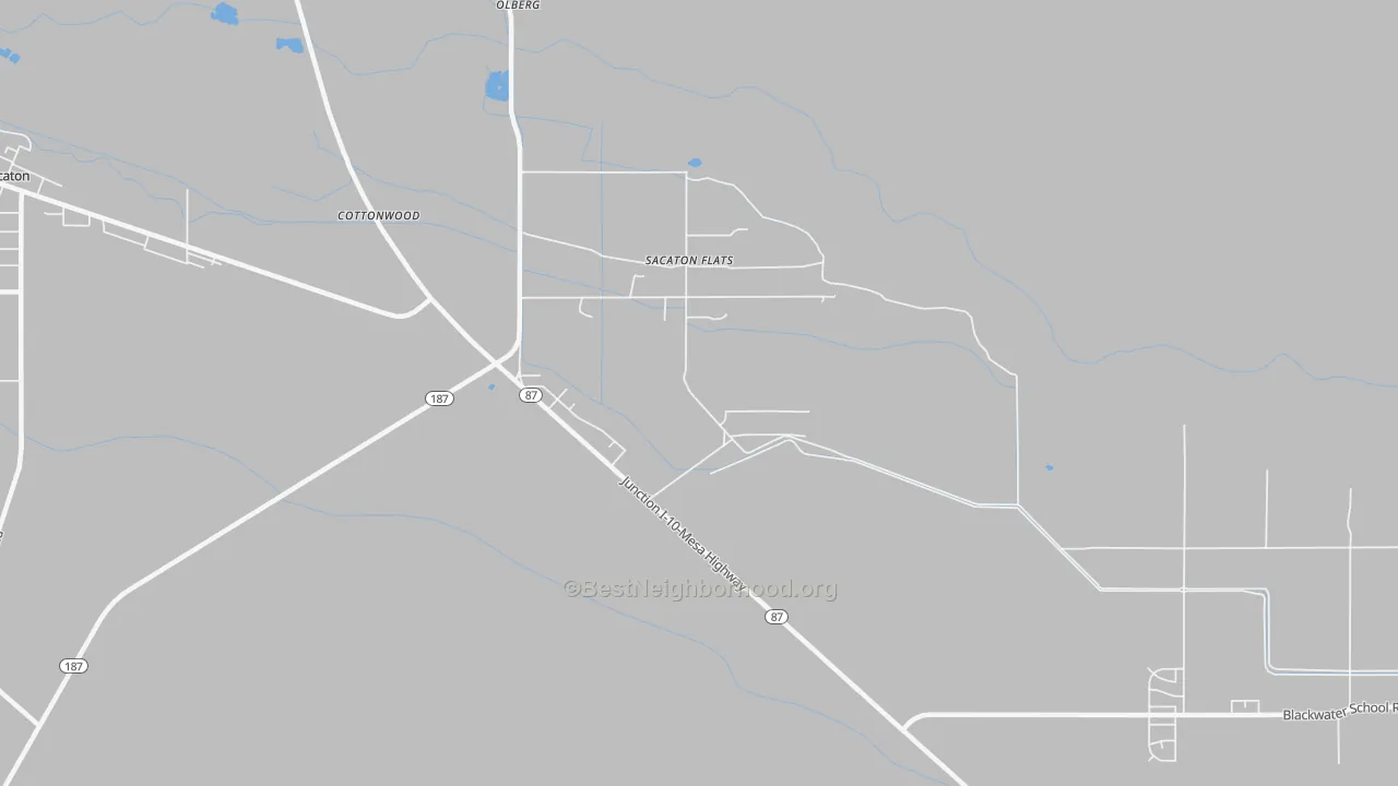 Transit Grade map of Sacaton Flats, AZ