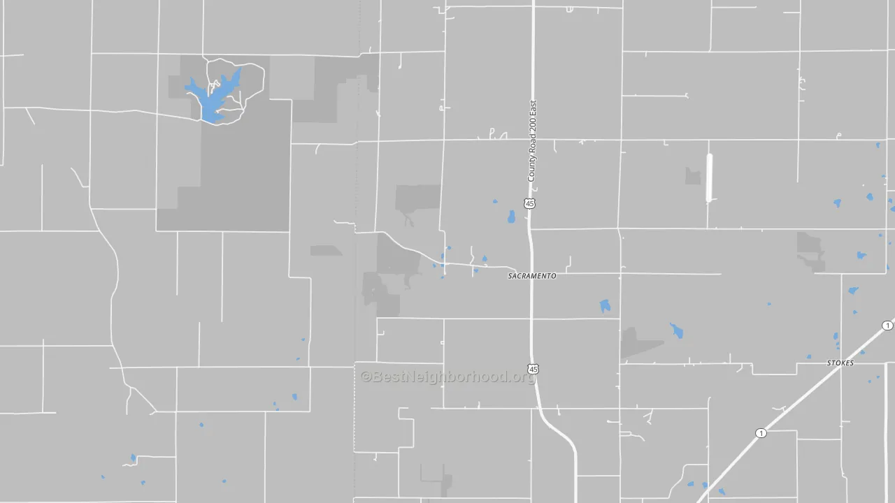 Transit Grade map of Sacramento, IL
