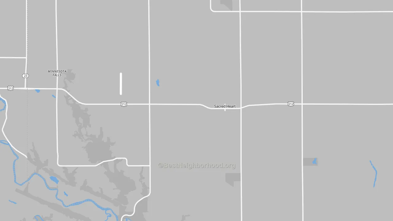 Transit Grade map of Sacred Heart, MN