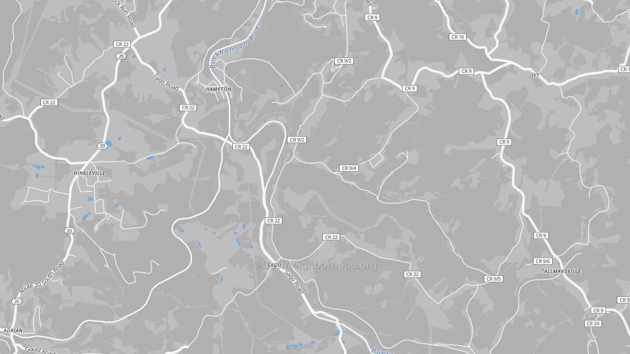 Transit Grade map of Sago, WV