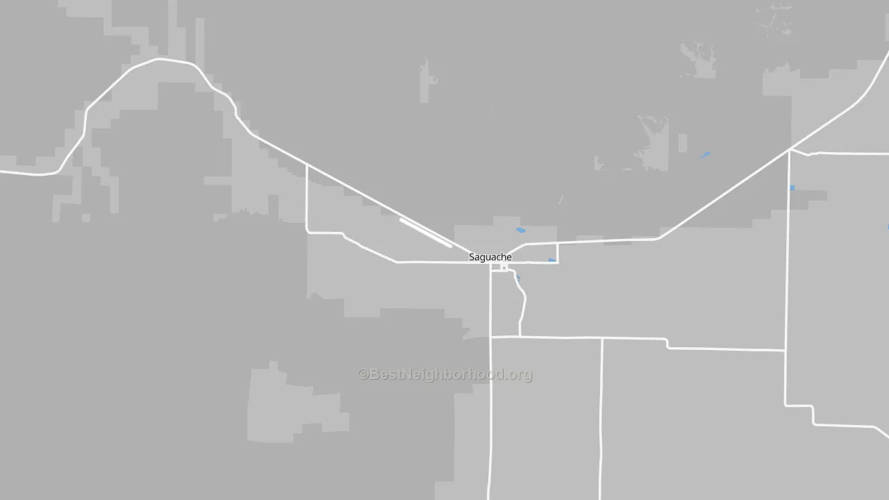 Transit Grade map of Saguache, CO