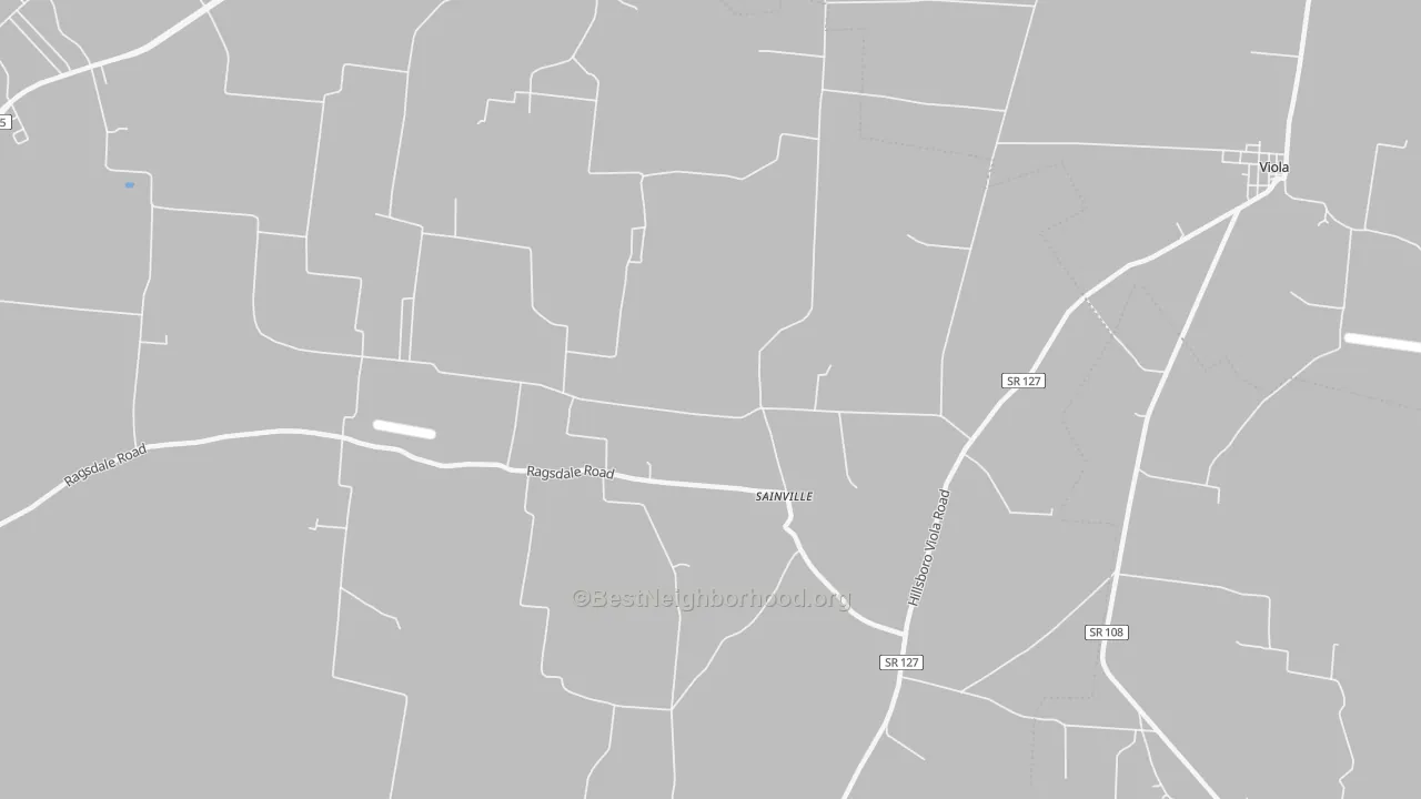 Transit Grade map of Sainville, TN