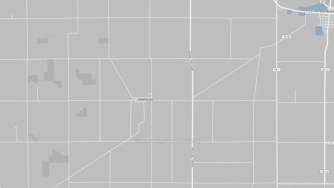 Transit Grade map of Salamonia, IN
