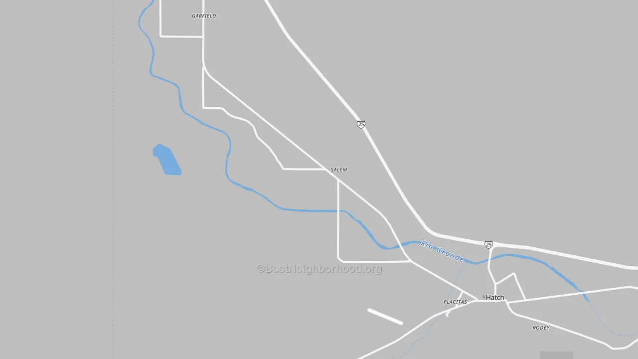 Transit Grade map of Salem, NM