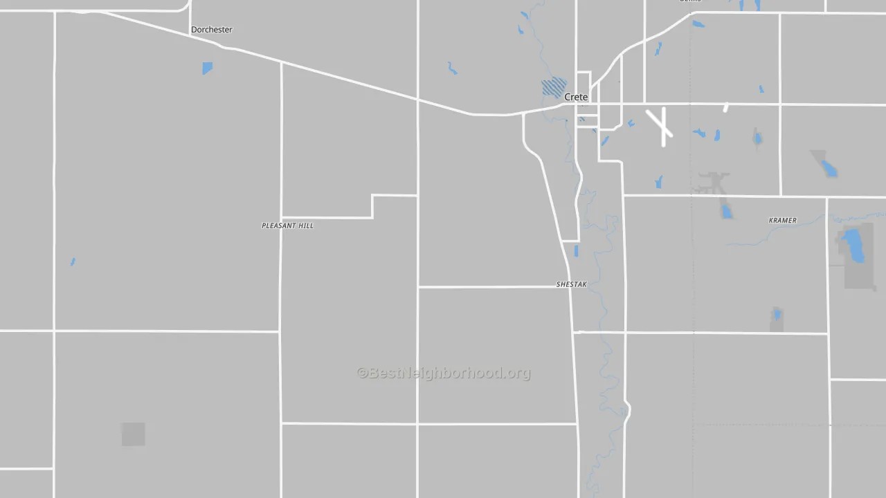 Transit Grade map of Saline County, NE