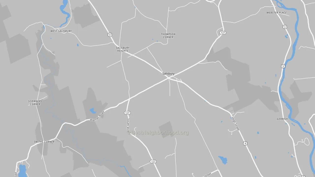 Transit Grade map of Salisbury, NH