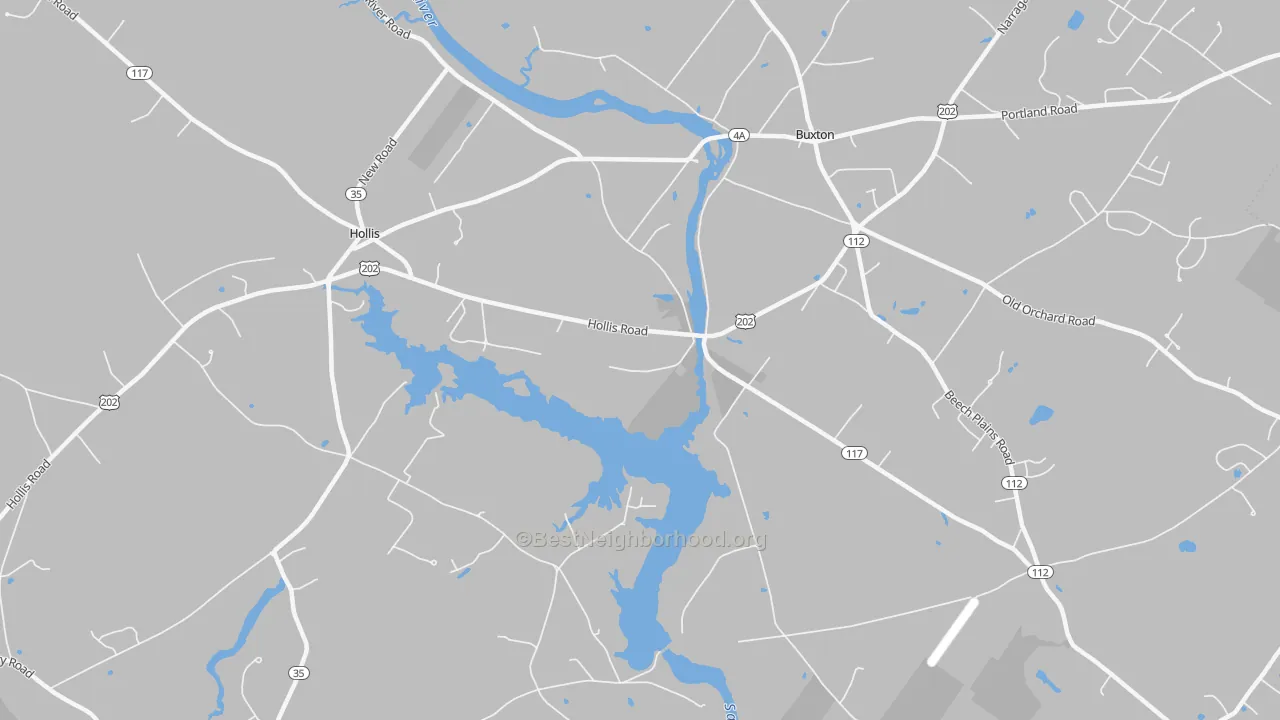 Transit Grade map of Salmon Falls, ME