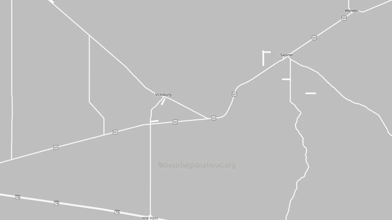 Transit Grade map of Salome, AZ