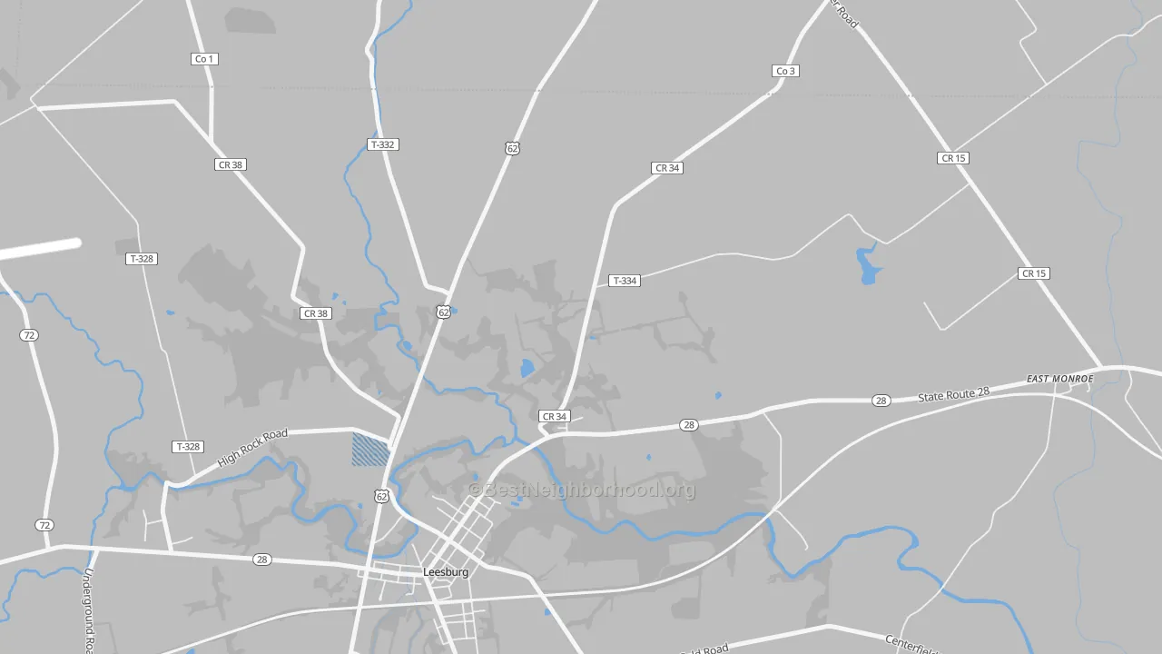 Transit Grade map of Samantha, OH