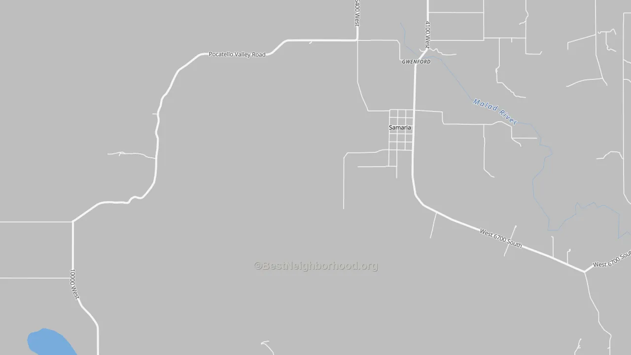 Transit Grade map of Samaria, ID