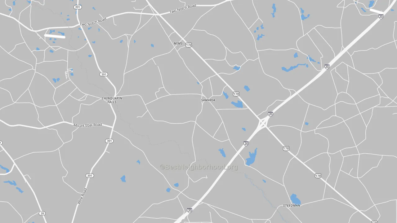 Transit Grade map of Samaria, SC