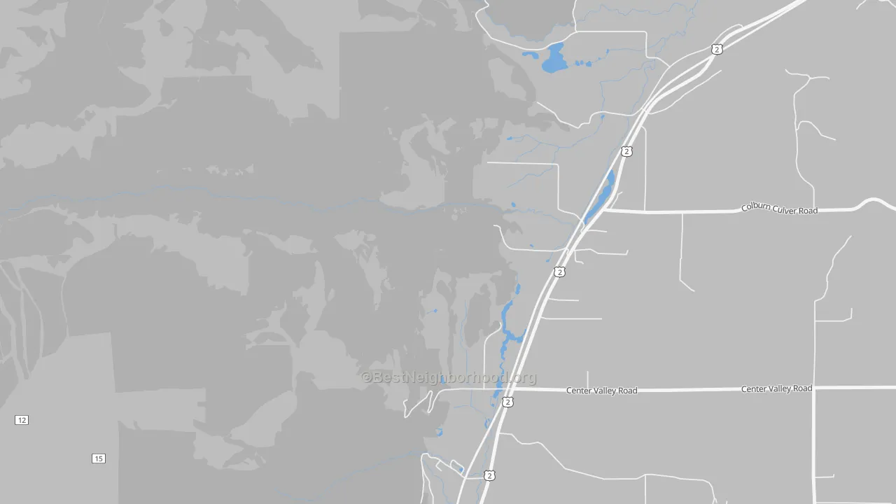 Transit Grade map of Samuels, ID